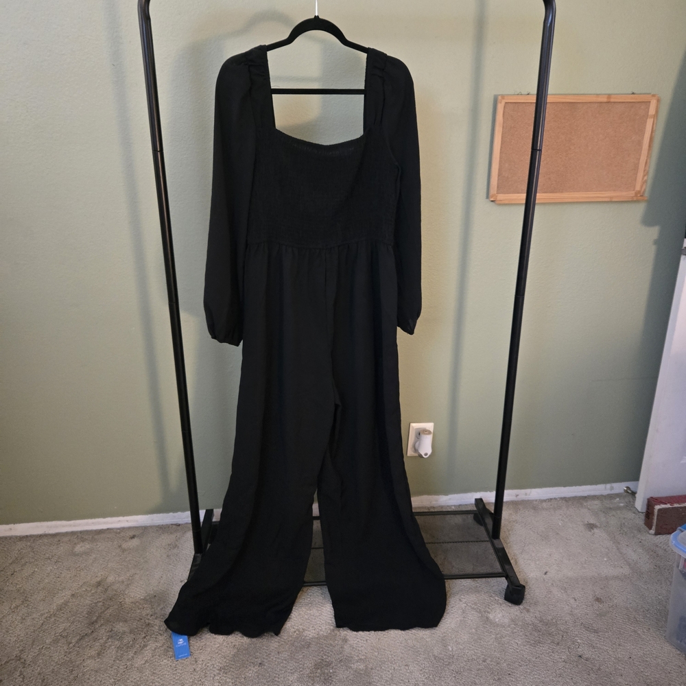 Cupshe Women's High Waist Wide Leg Jumpsuit - Picture 6 of 6